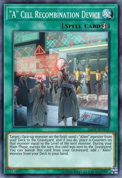 Yu-Gi-Oh! "A" Cell Recombination Device - INOV-EN063 - Common - 1st Edition
