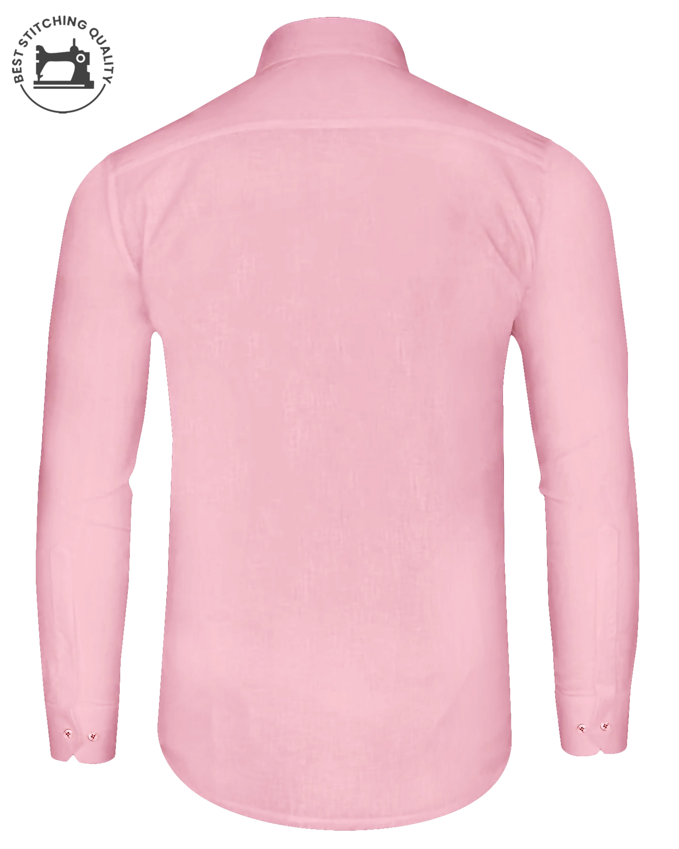 BlackTree Baby Pink I Formal Shirt I Regular Fit I 100% Cotton Shirt - view 4