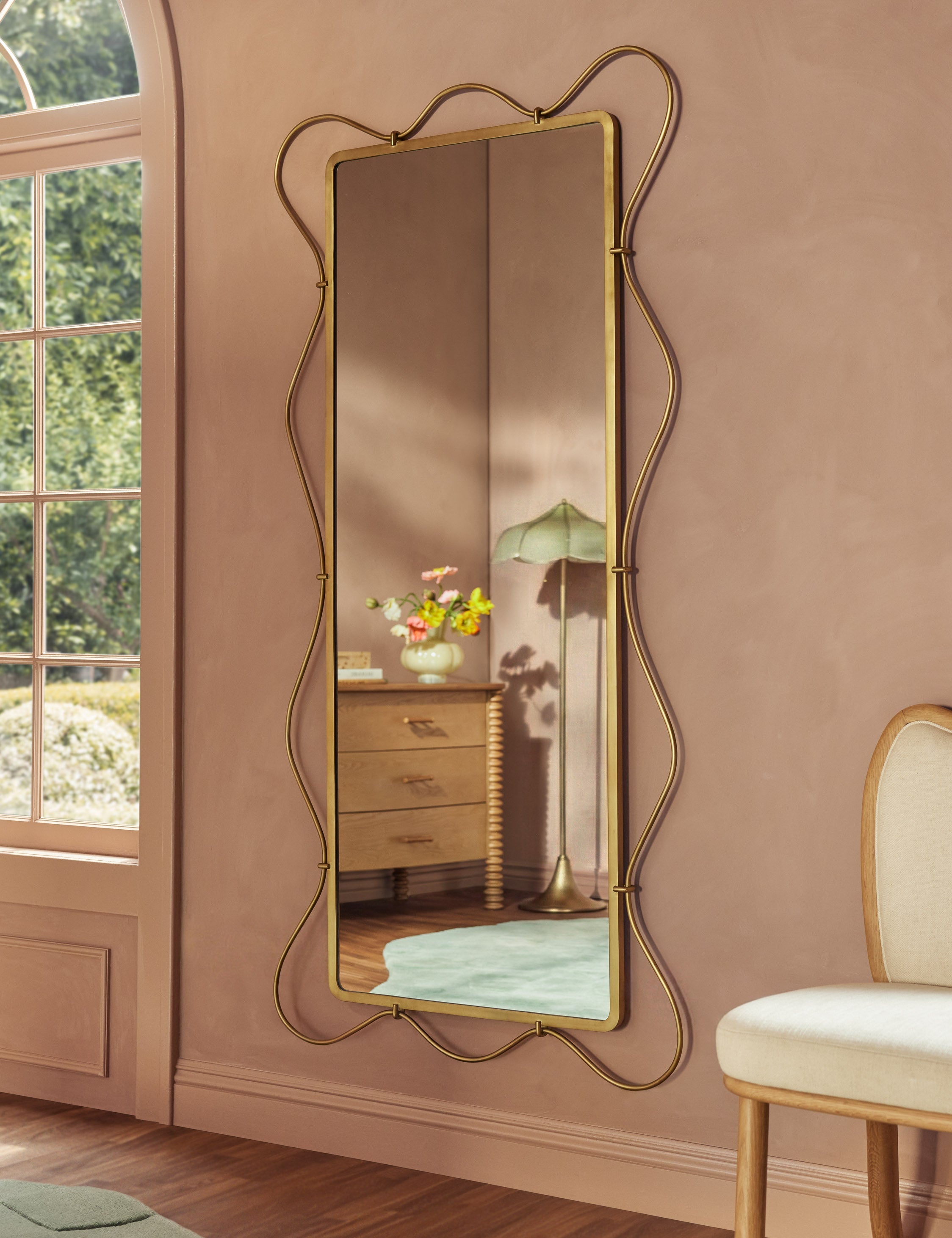 Lulu and Georgia Shersby Full Length Mirror – Gold - view 2