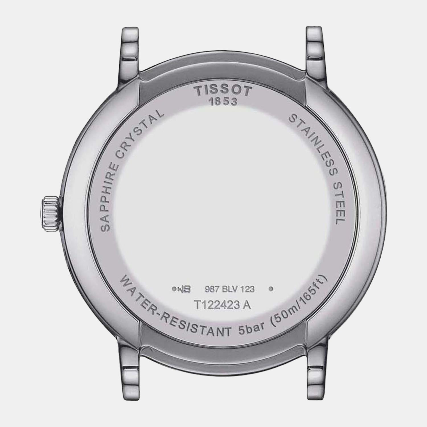 Tissot Carson Men Quartz Silver Dial Analog Stainless Steel Watch T1224231103300 - view 2