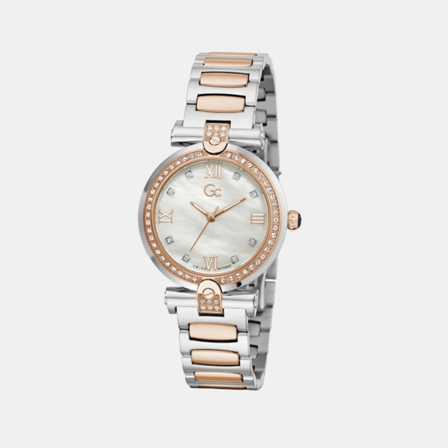 GC Fusion Women's Women Quartz White Dial Analog Stainless Steel Watch Y96004L1MF