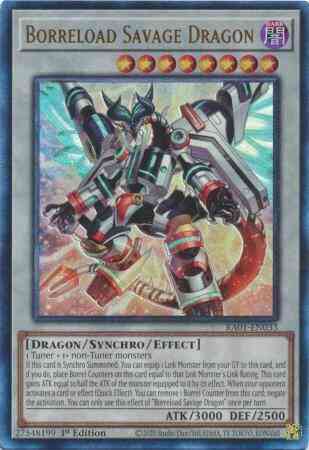 Yu-Gi-Oh! Borreload Savage Dragon - RA01-EN033 - Ultra Rare - 1st Edition