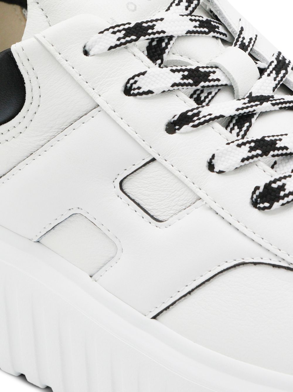 Hogan H-Stripes platform sneakers – Outer: Leather 100% - view 3