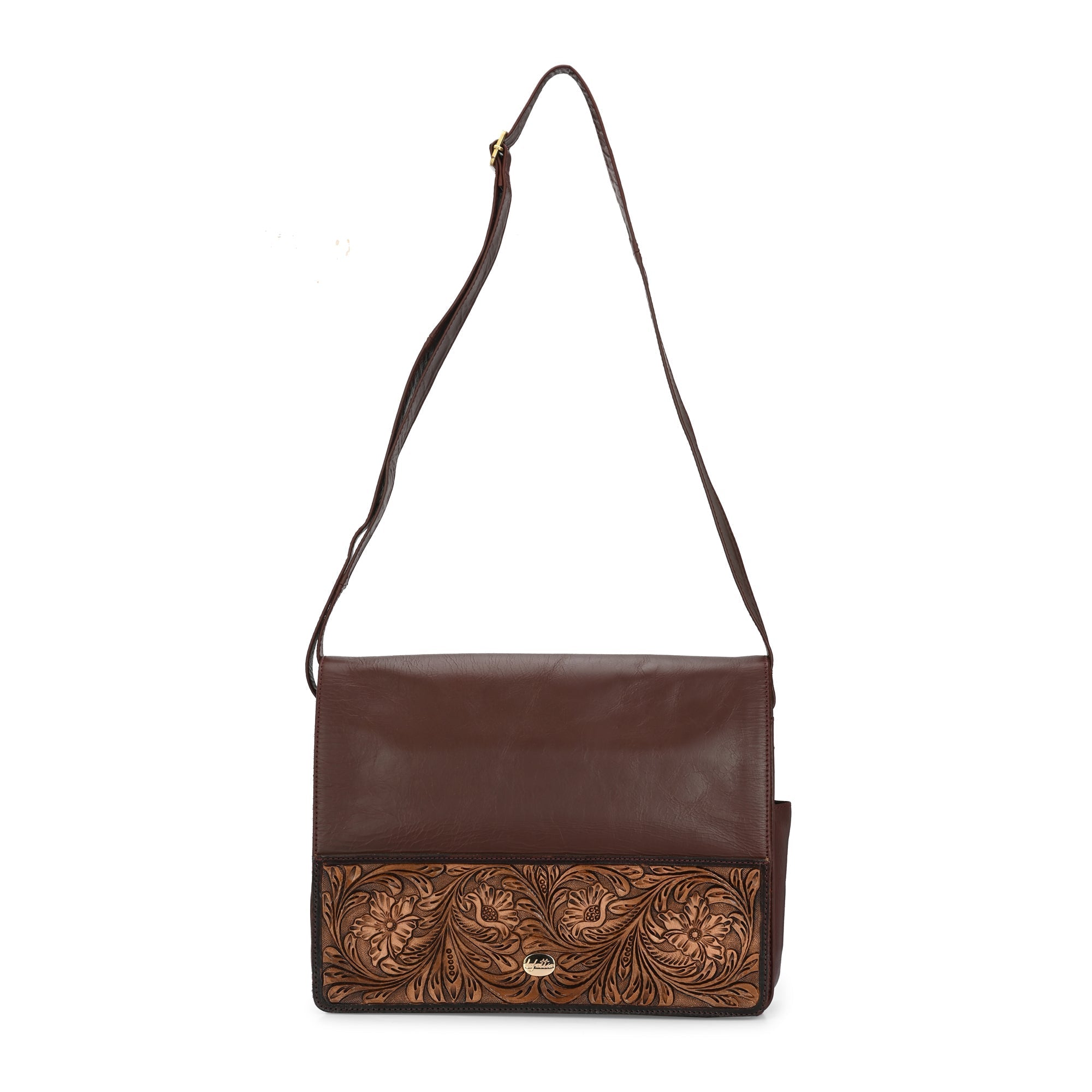 Hand-Carved Bags by Lafattio – Brown - view 3