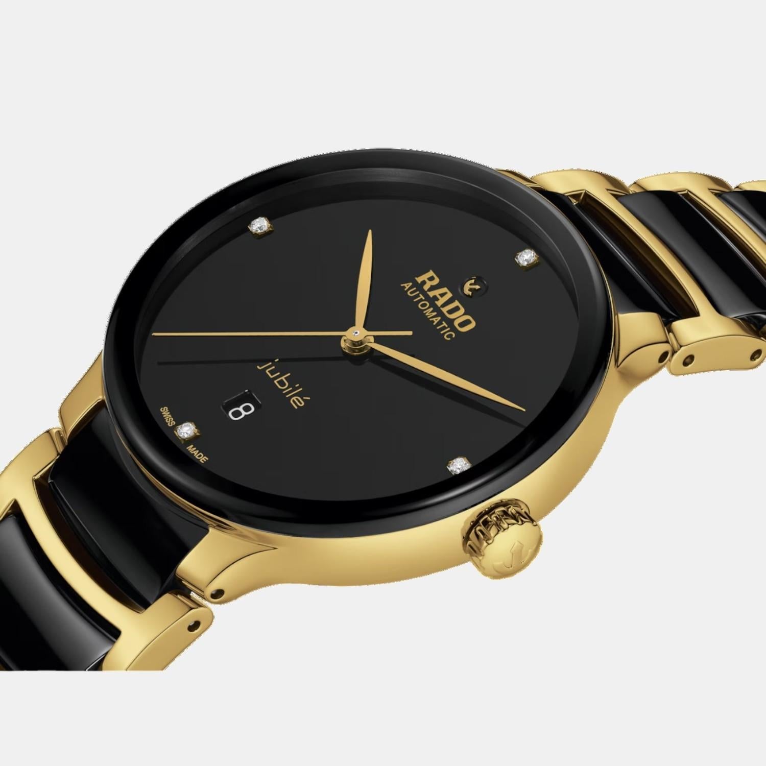 Rado Centrix Unisex Automatic Black Dial Analog Ceramic Watch R30008712 - view 2