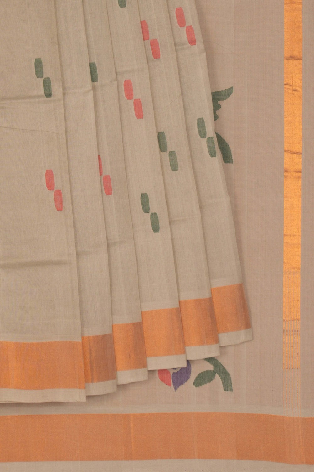 Kalanjali Cotton Jamdani Saree – Women's