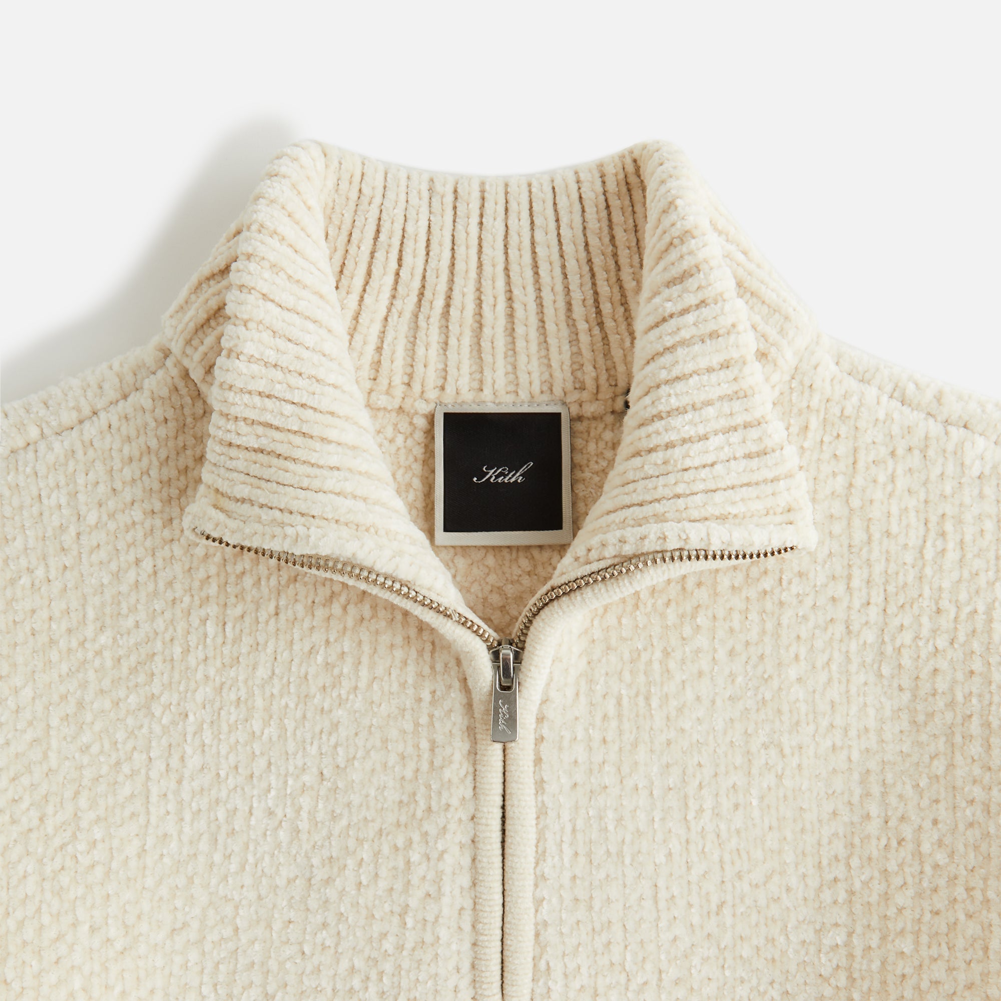Kith Women Hunter II Chenille Script Quarter Zip - Waffle - view 4