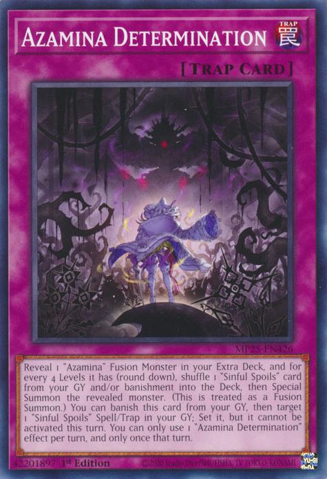 Yu-Gi-Oh! Azamina Determination - MP25-EN426 - Common - 1st Edition