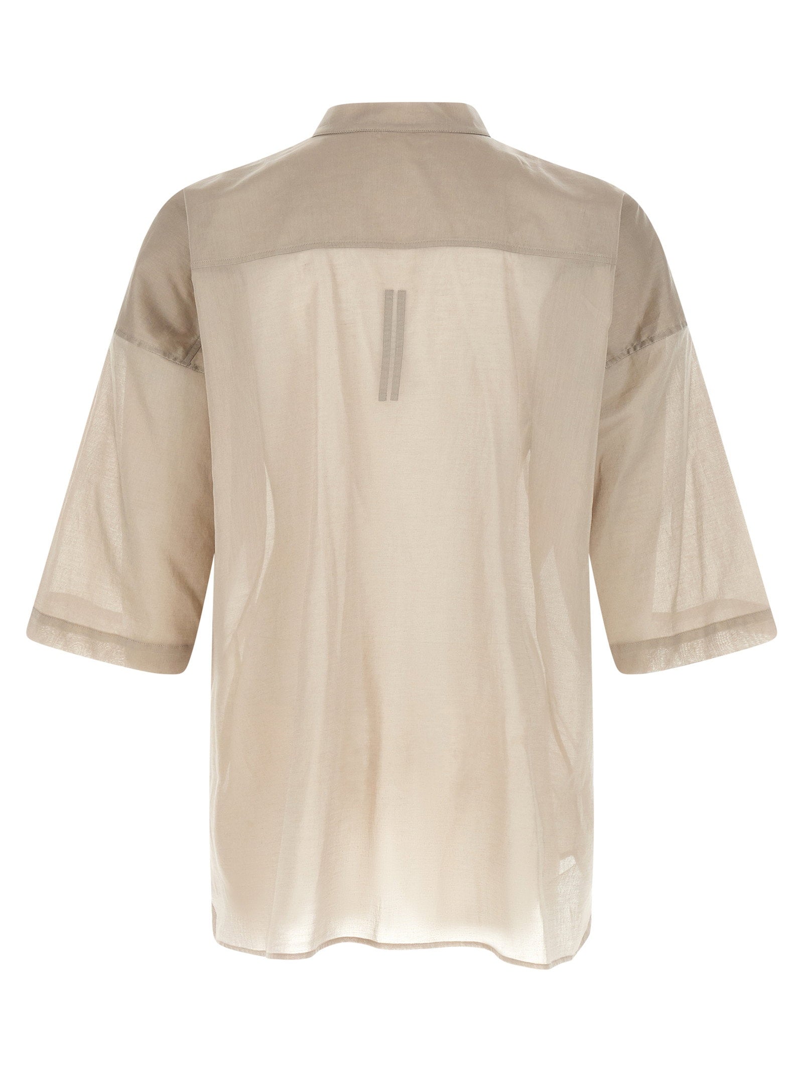 Rick Owens Jumbo Faun Shirt – 100% cotton - view 2