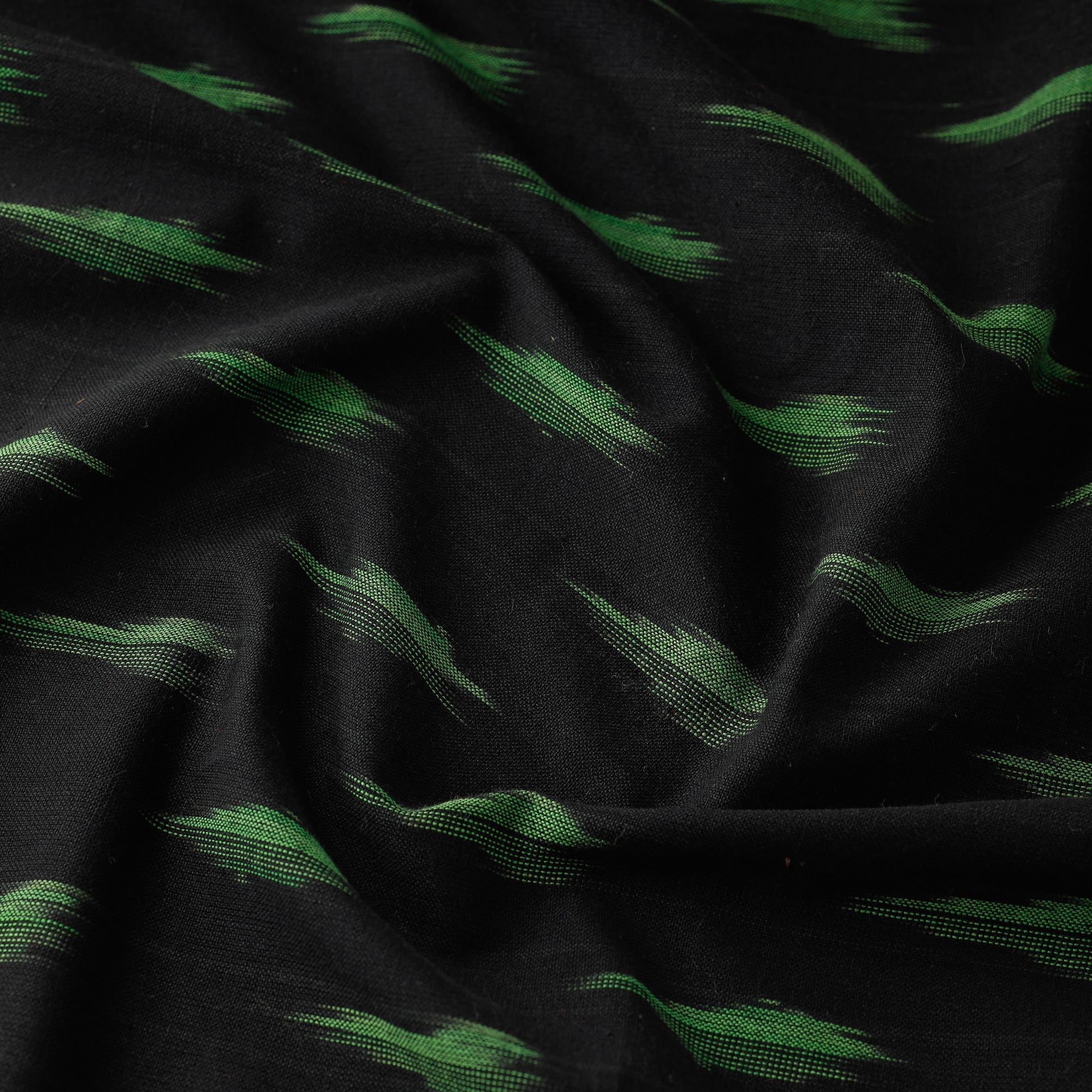 SOUTH KARGHA Black - Pochampally Ikat Weave Cotton Fabric 12 - view 2