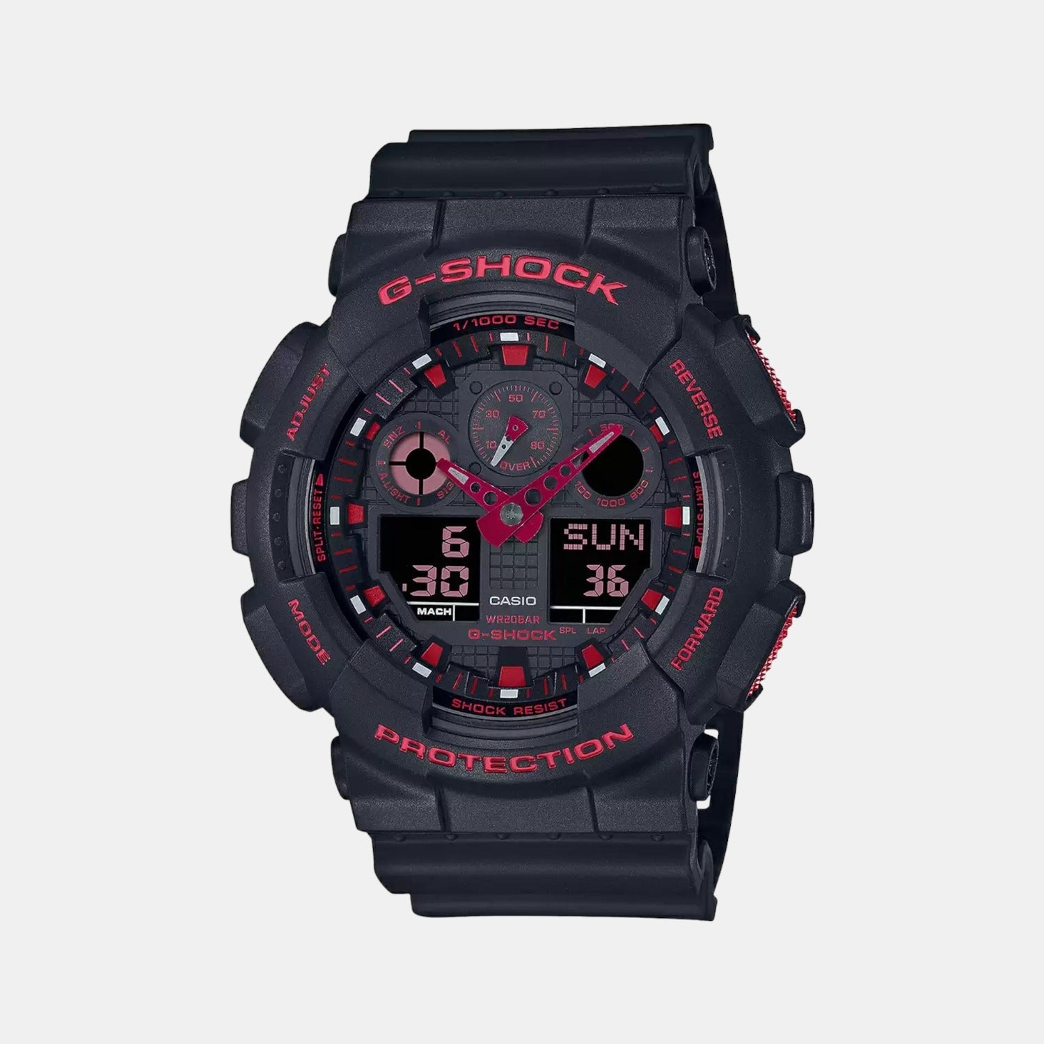 Casio G-Shock Men Quartz Black Dial Digital Resin Watch G1310