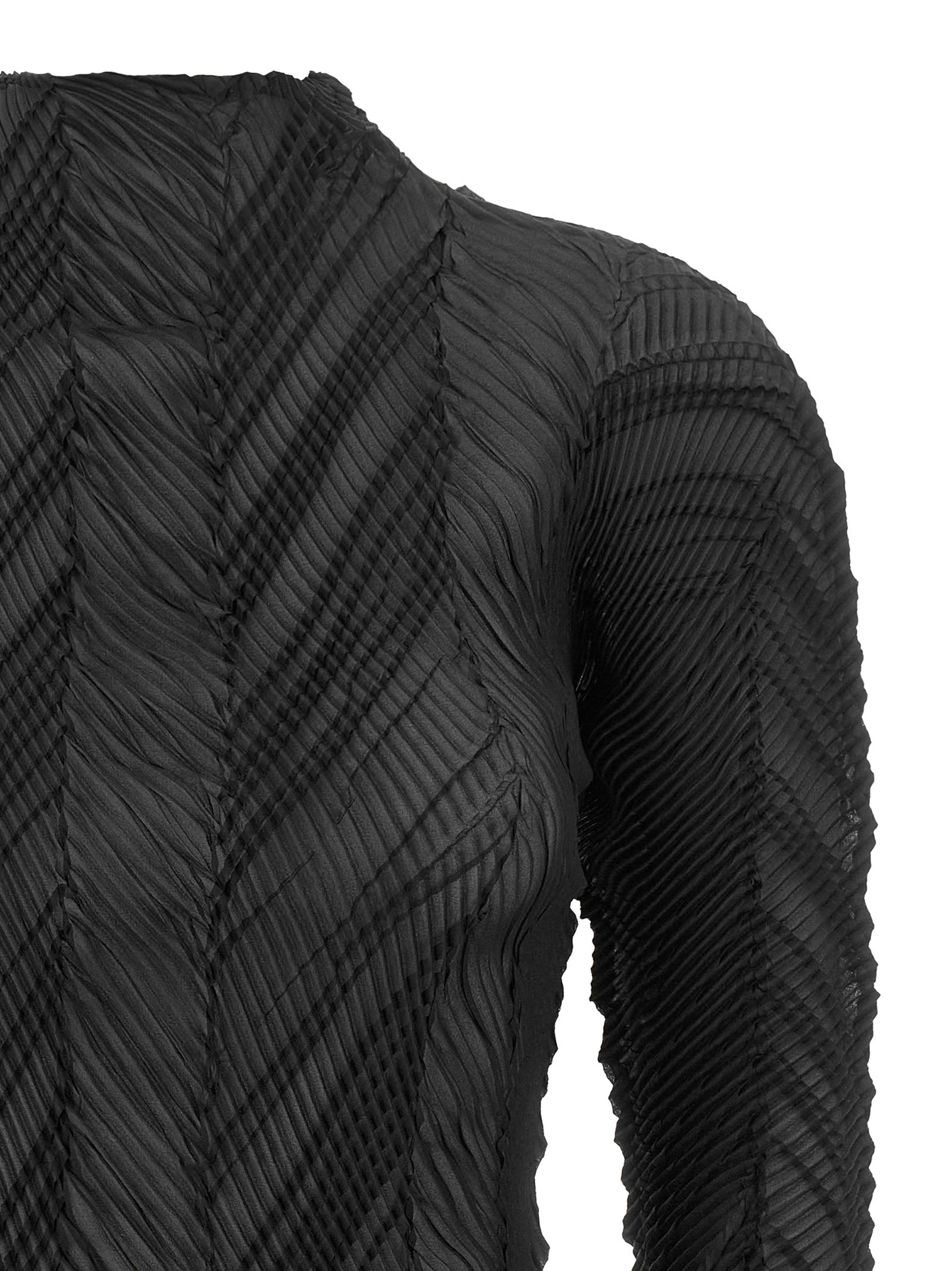 Issey Miyake Zigzag Pleats Sweater – 100% polyester - view 3