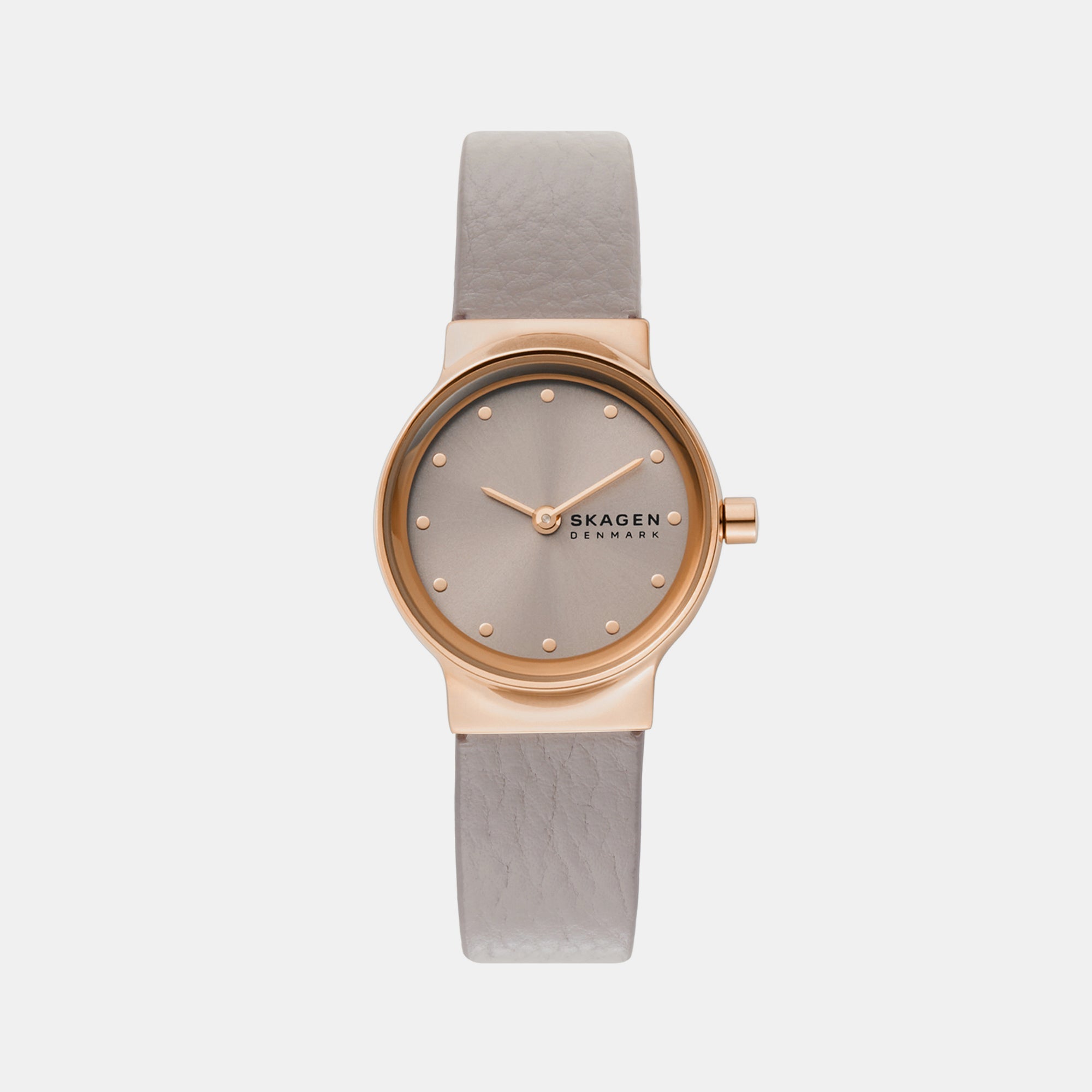 Skagen Freja Lille Women Quartz Grey Dial Analog Leather Watch SKW3005
