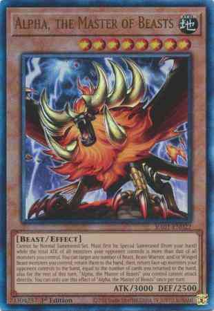 Alpha the master – Yu-Gi-Oh! Alpha, the Master of Beasts - RA01-EN022 - Prismatic Ultimate Rare - 1st Edition