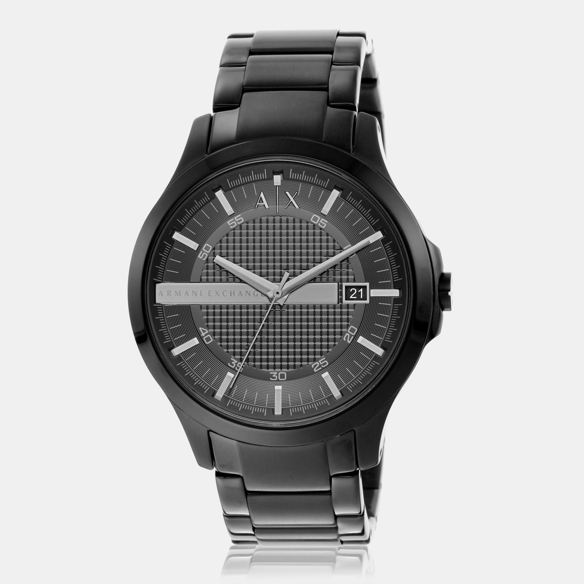 Armani Exchange Hampton Men Quartz Black Dial Analog Stainless Steel Watch AX7101 - view 2