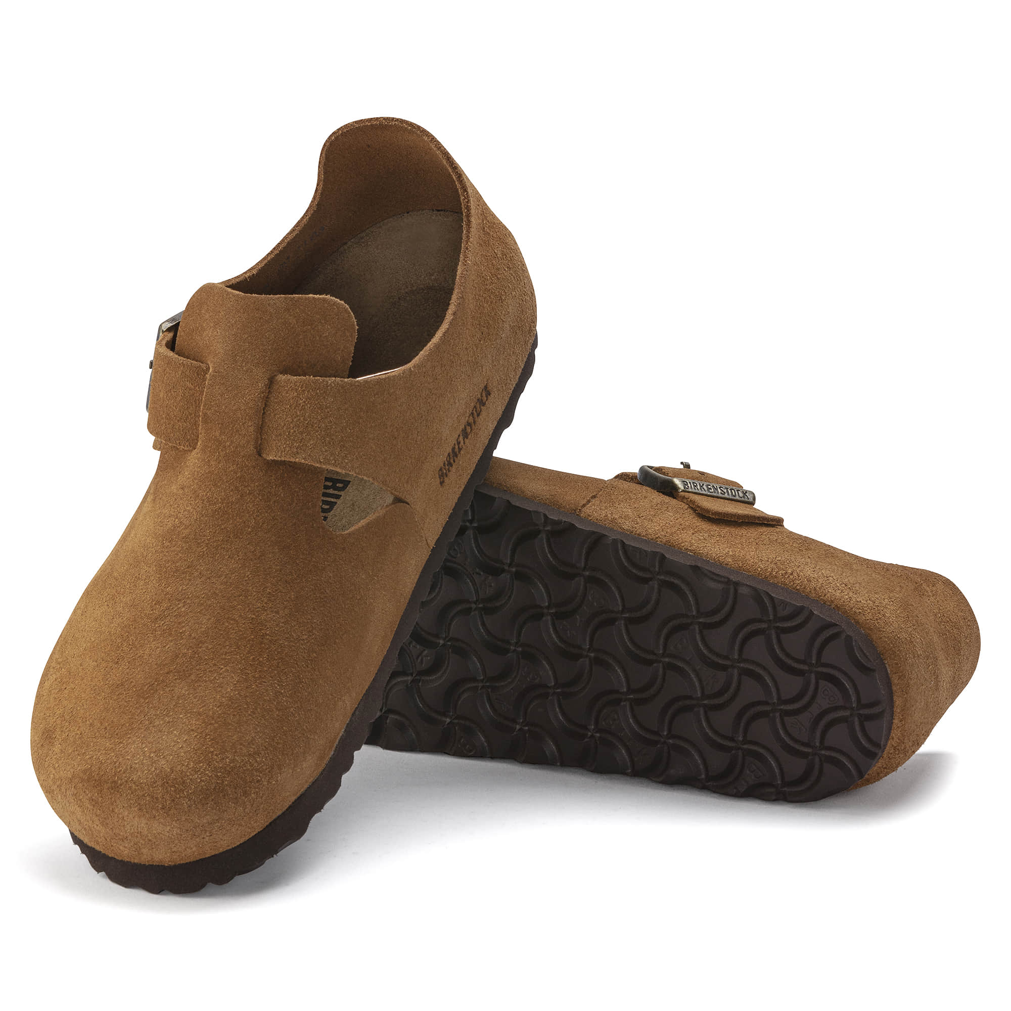 Birkenstock London Suede Leather – Brown Brown/Mink