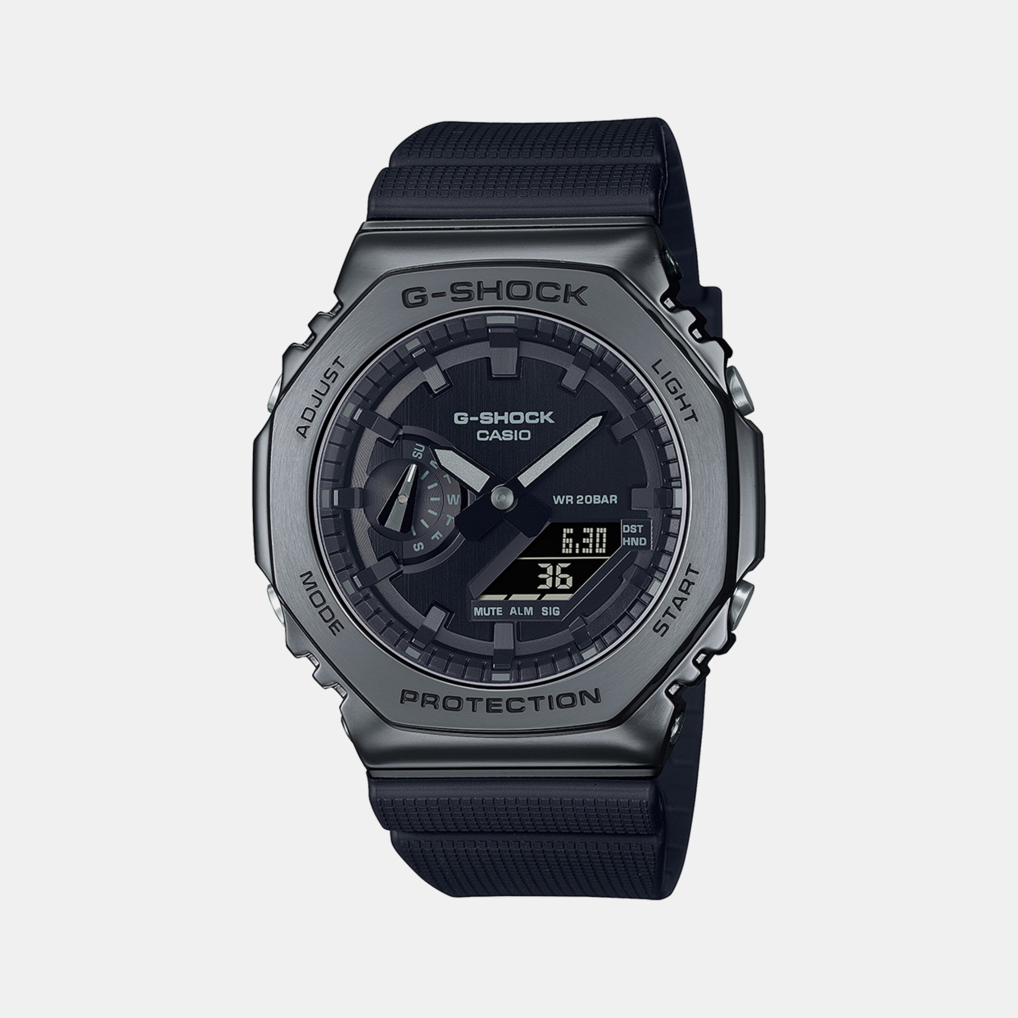 Casio G-Shock Men Quartz Black Dial Analog-Digital Resin Watch G1371
