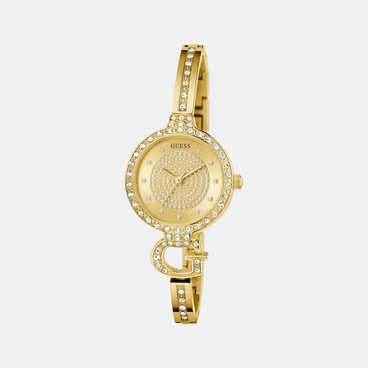 Guess Giselle Women Quartz Champagne Dial Analog Recycled Steel Watch GW0929L2 - view 2