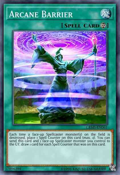 Yu-Gi-Oh! Arcane Barrier - CRMS-EN061 - Rare - 1st Edition