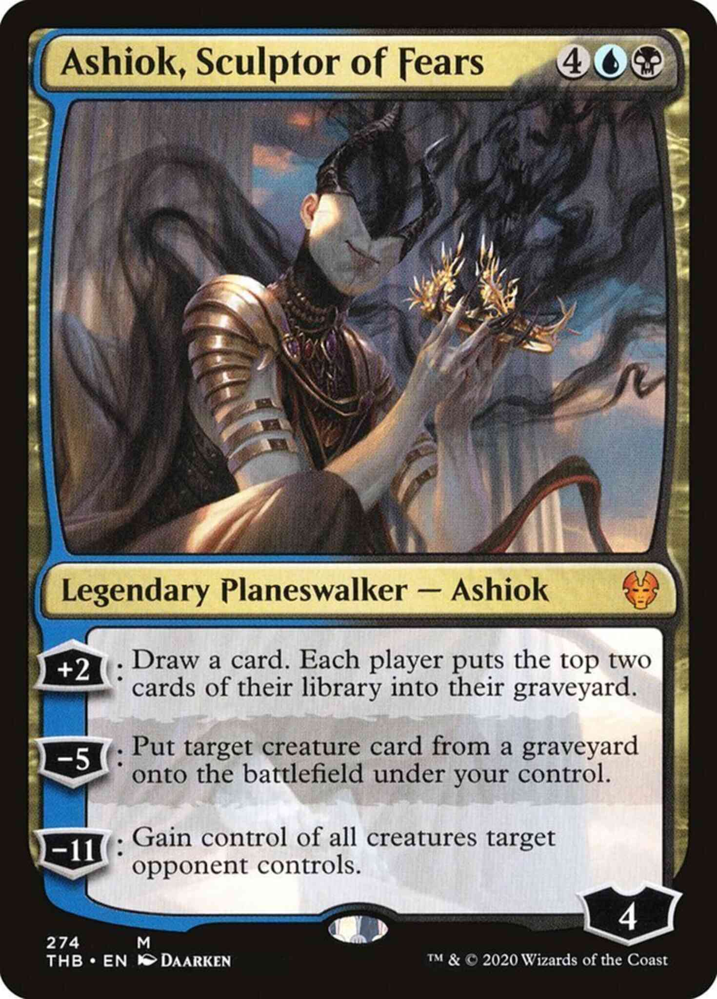 Magic Ashiok, Sculptor of Fears [274] [Theros Beyond Death] [Non-Foil]