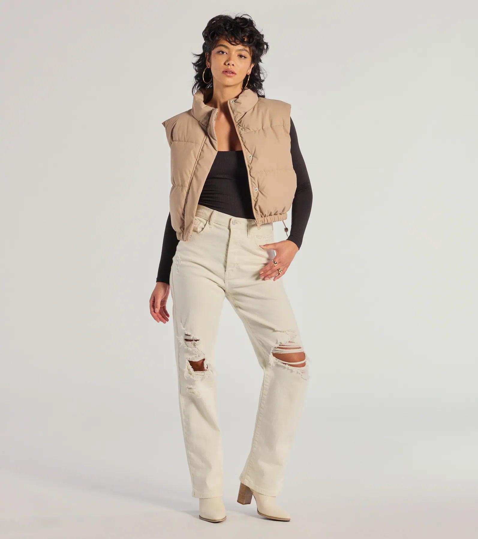 Windsor Chill Vibes Only Puffer Vest - view 3