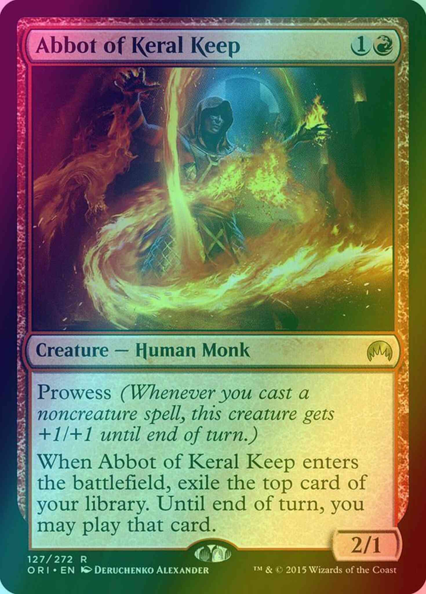 Keep 127 magic – Abbot of Keral Keep [127] [Magic Origins] [Foil]