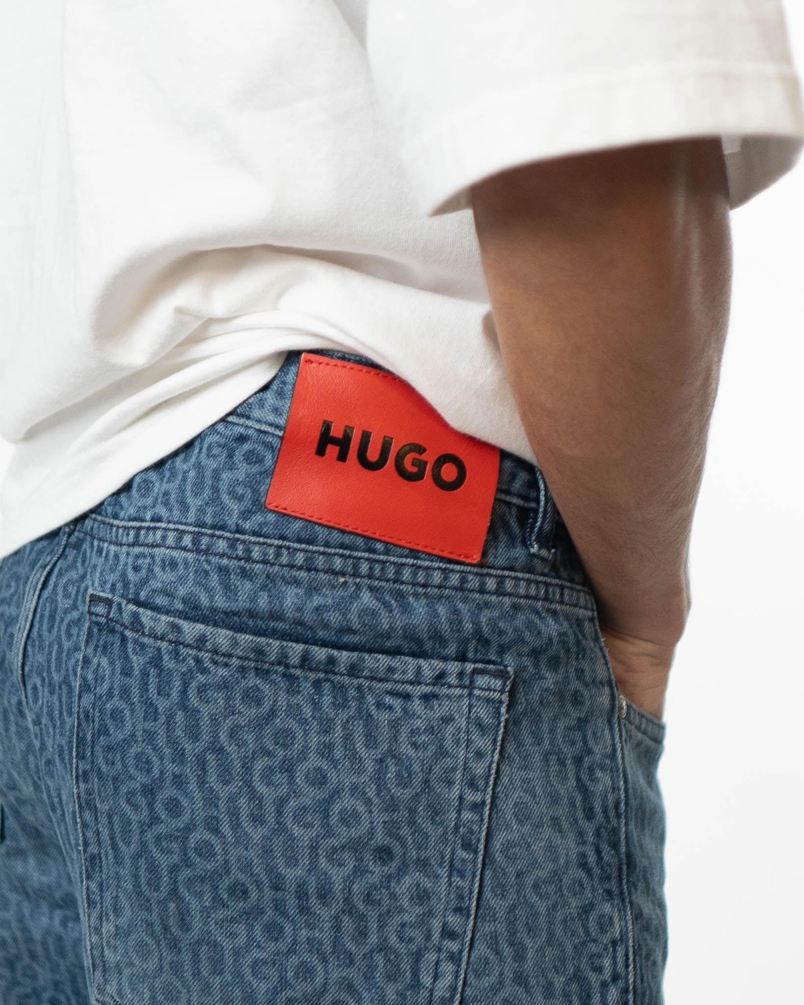 Hugo Boss Logo Blue Jeans - view 3