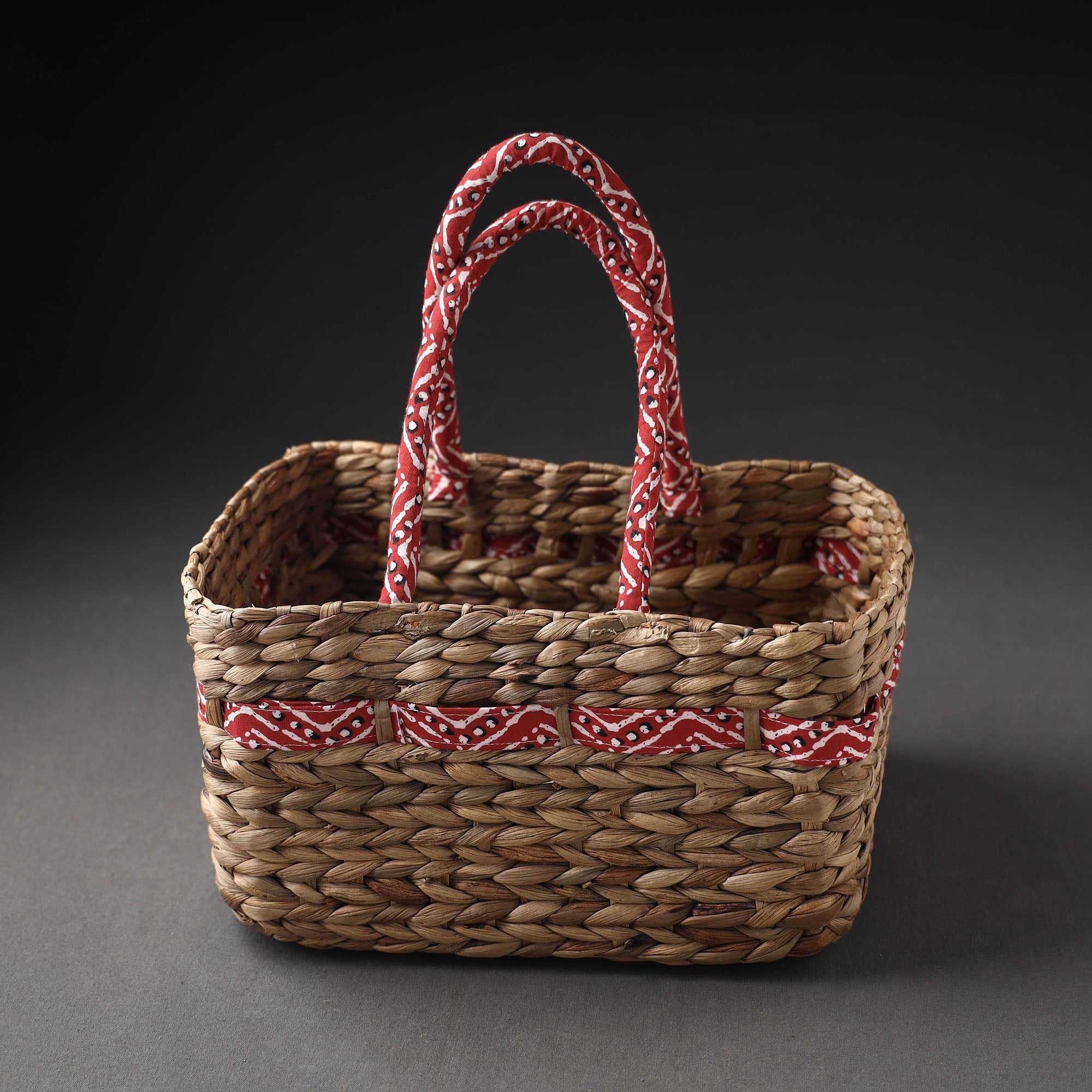 ASAMA Brown - Handcrafted Organic Water Hyacinth Basket - view 4