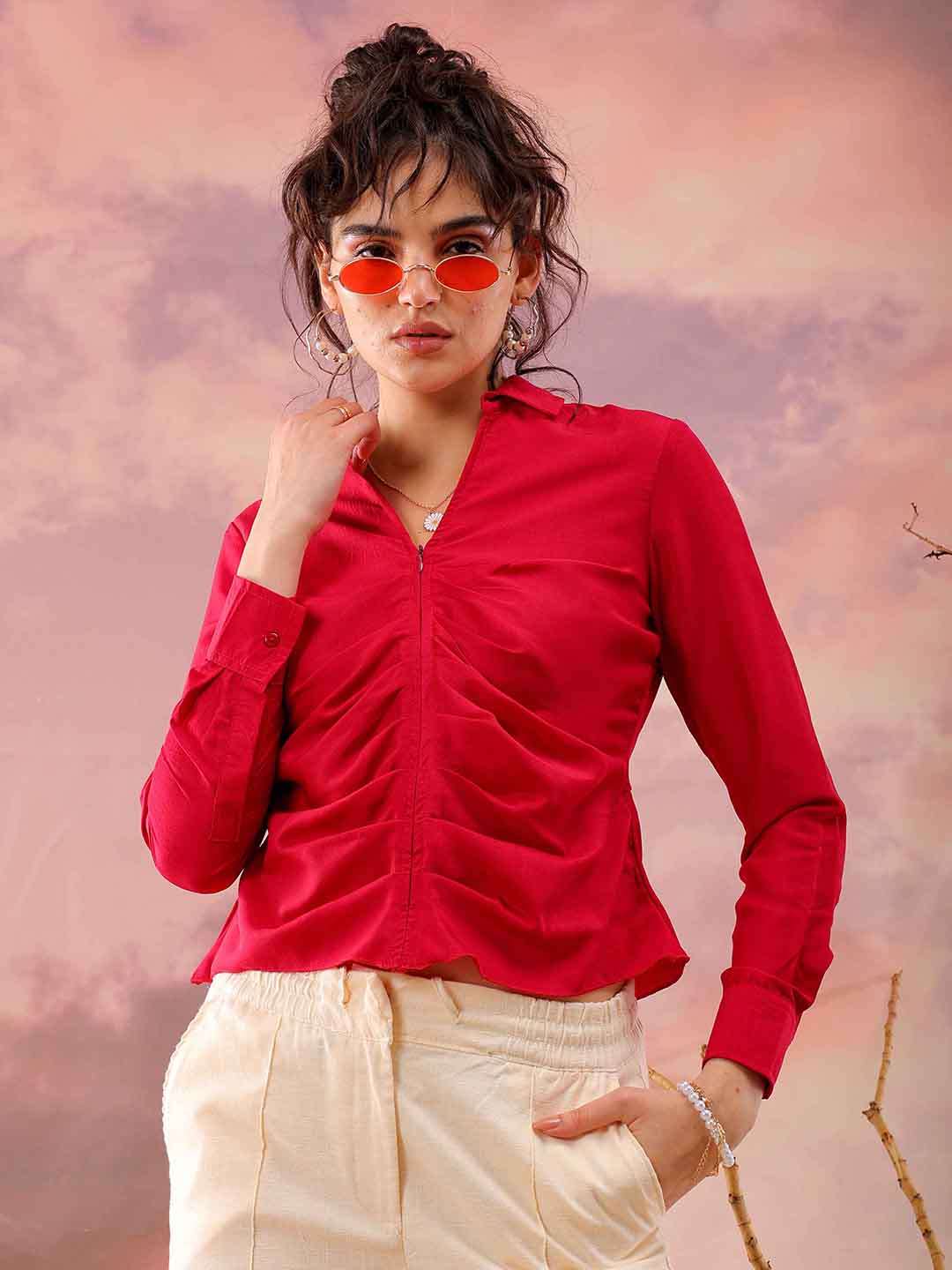 Freehand by The Indian Garage Co Women Solid Top