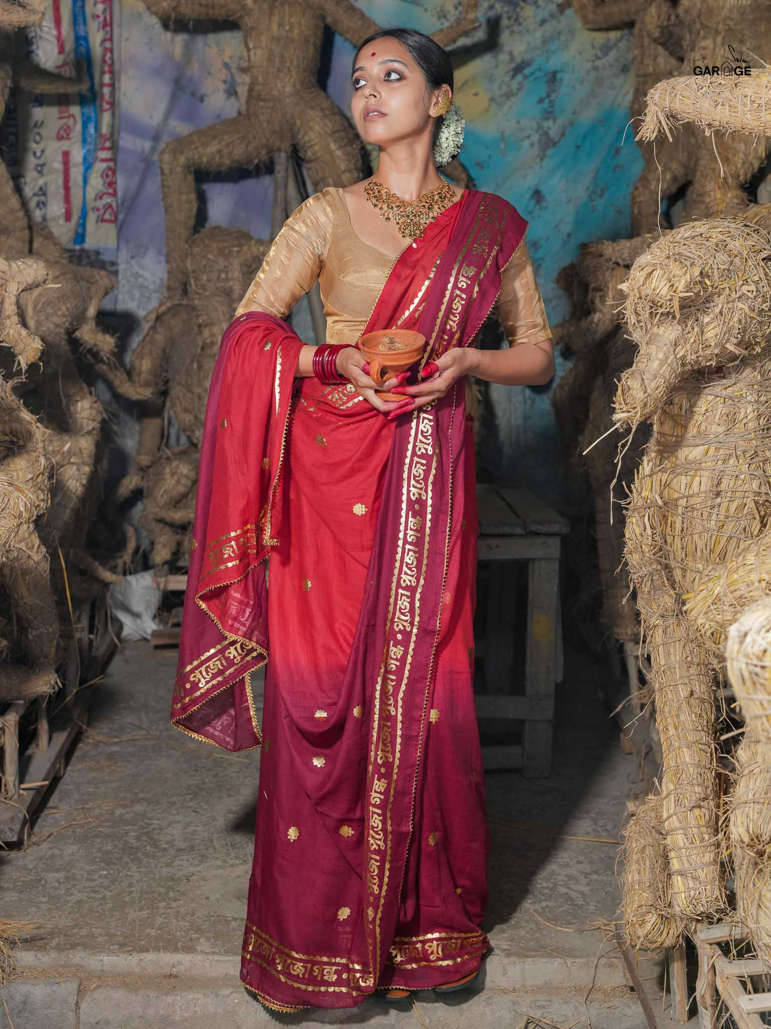 Women's sarees – suta.in Gar-3438 – Women's