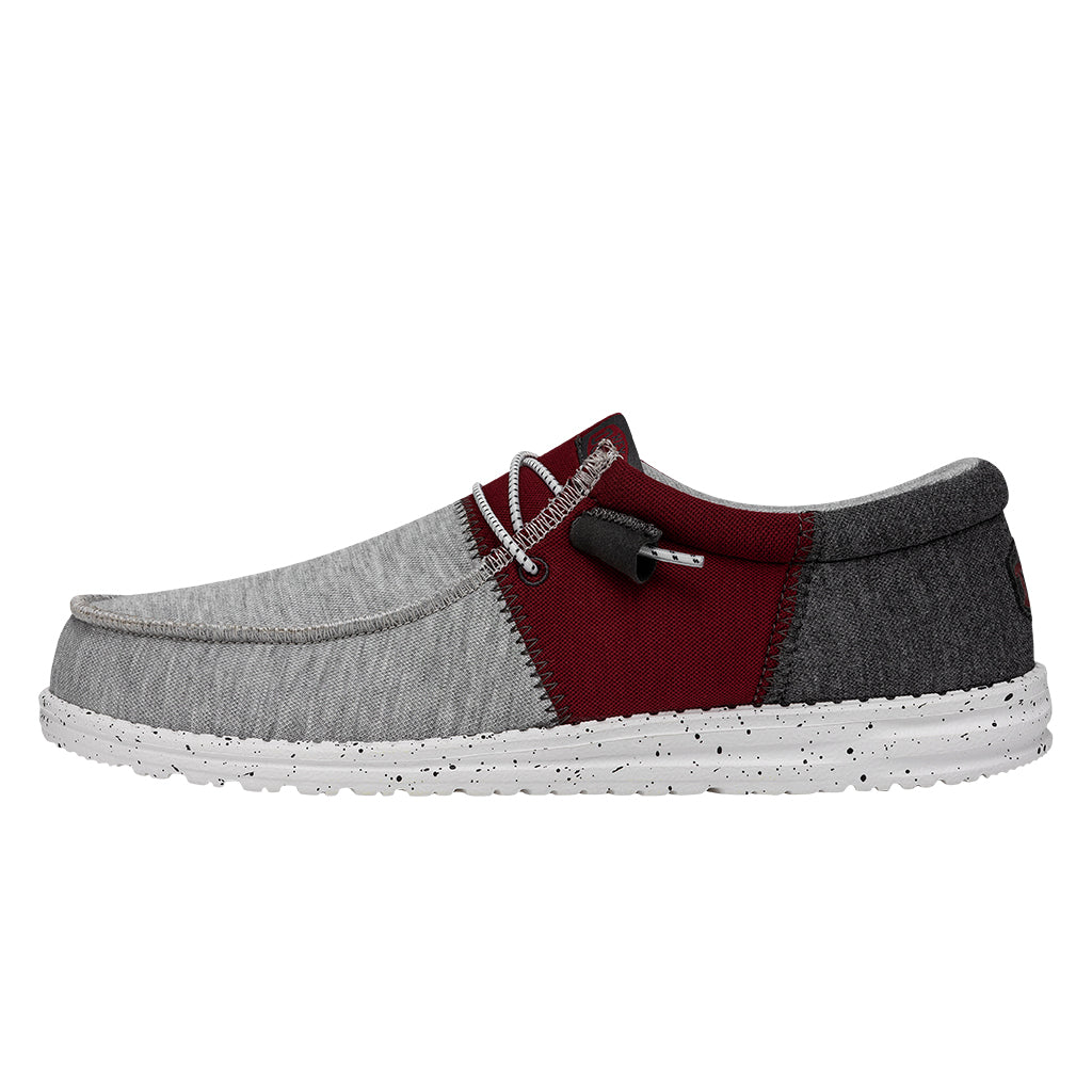 HEYDUDE shoes Wally Tri Varsity - Crimson – Men's