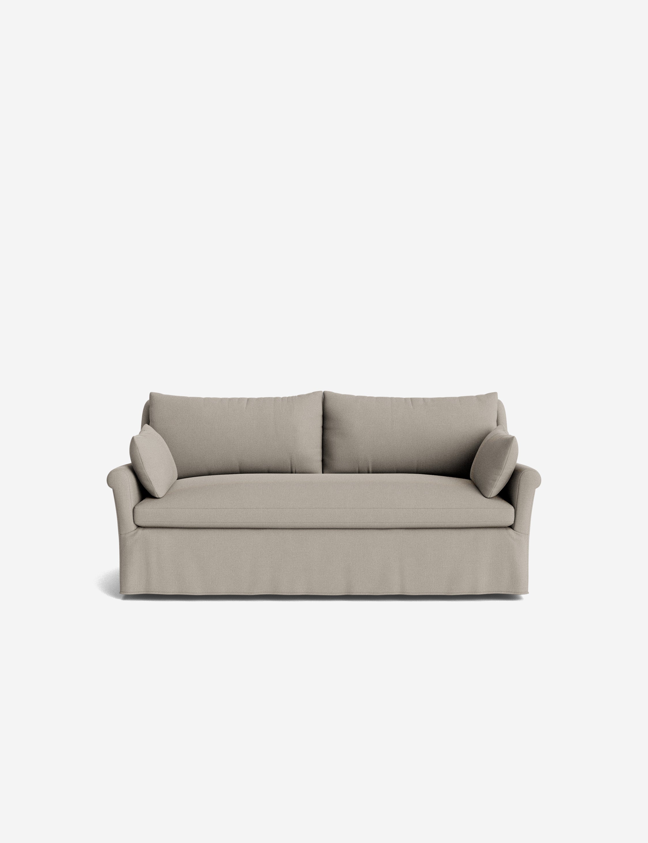 Lulu and Georgia Portola Rolled Arm Slipcover Sofa - view 163