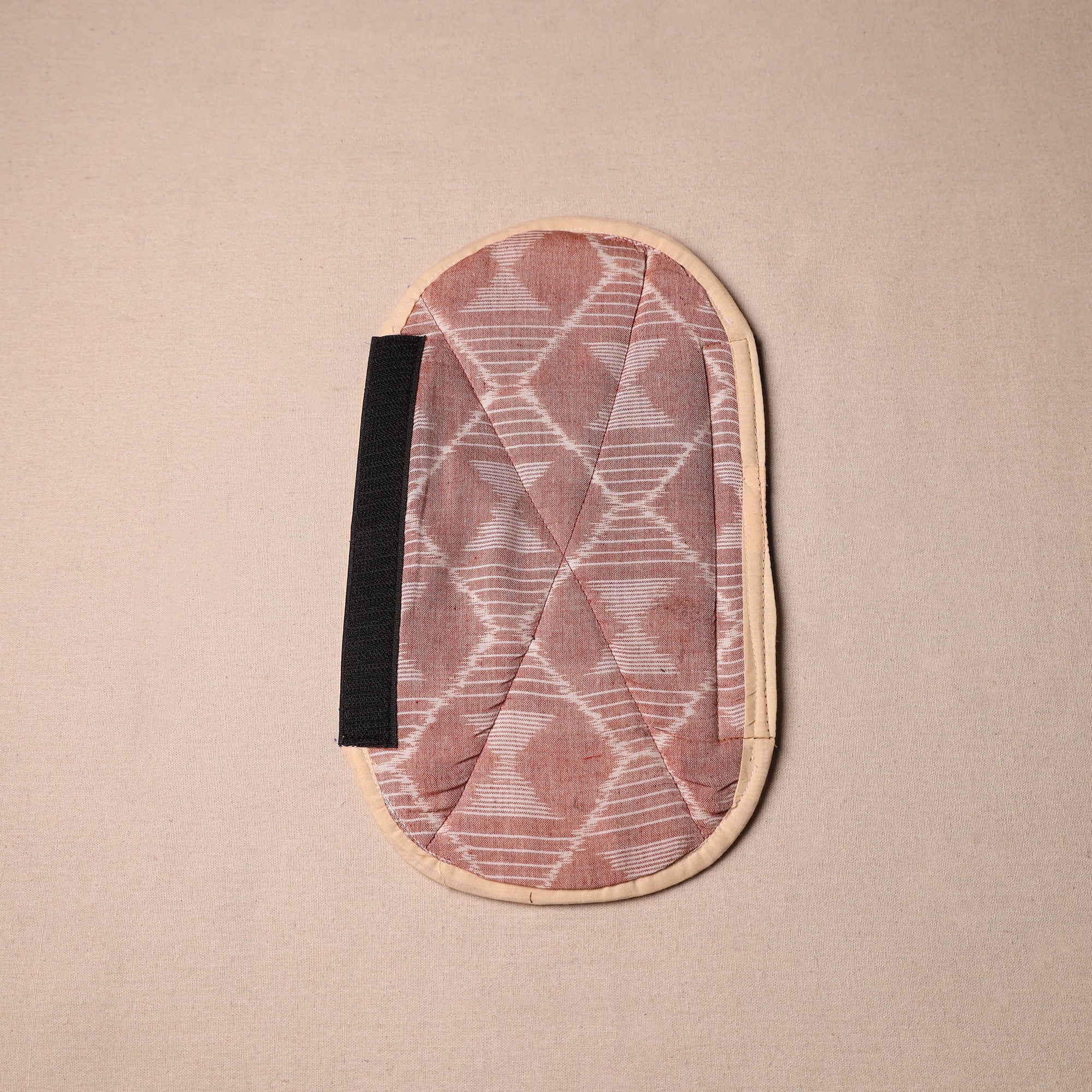 JALPARI Brown - Handmade Cotton Fridge Handle Cover 03 - view 2
