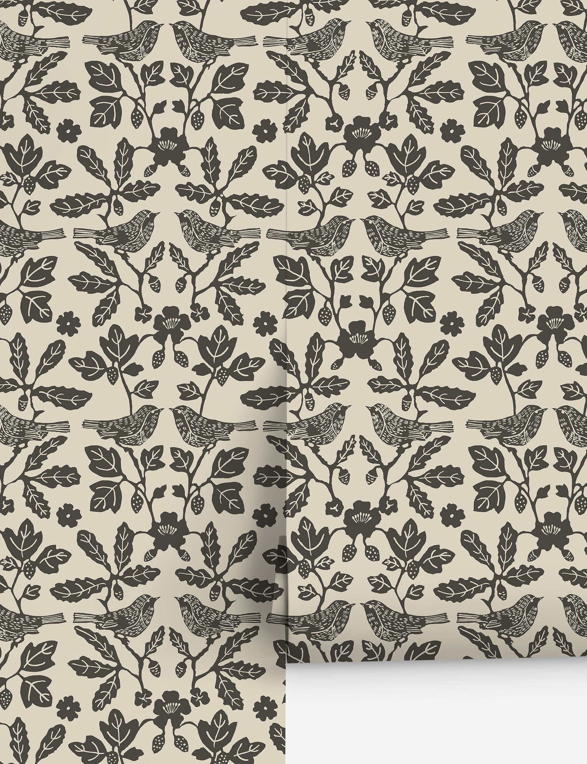 Oak peel stick – Lulu and Georgia Sparrow and Oak Peel + Stick Wallpaper by Erin & Ben Co.