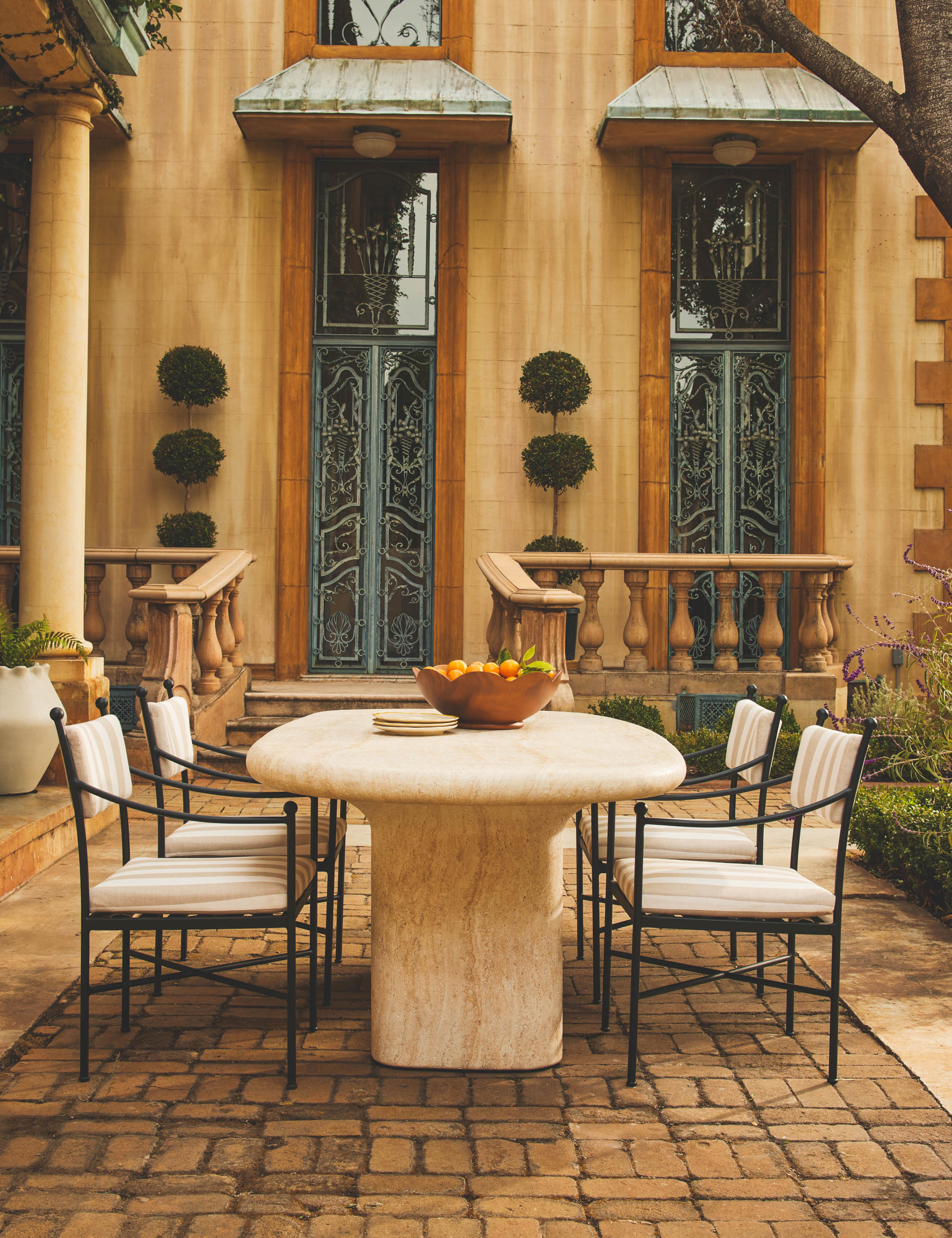 Lulu and Georgia Leni Outdoor Dining Arm Chair - view 82