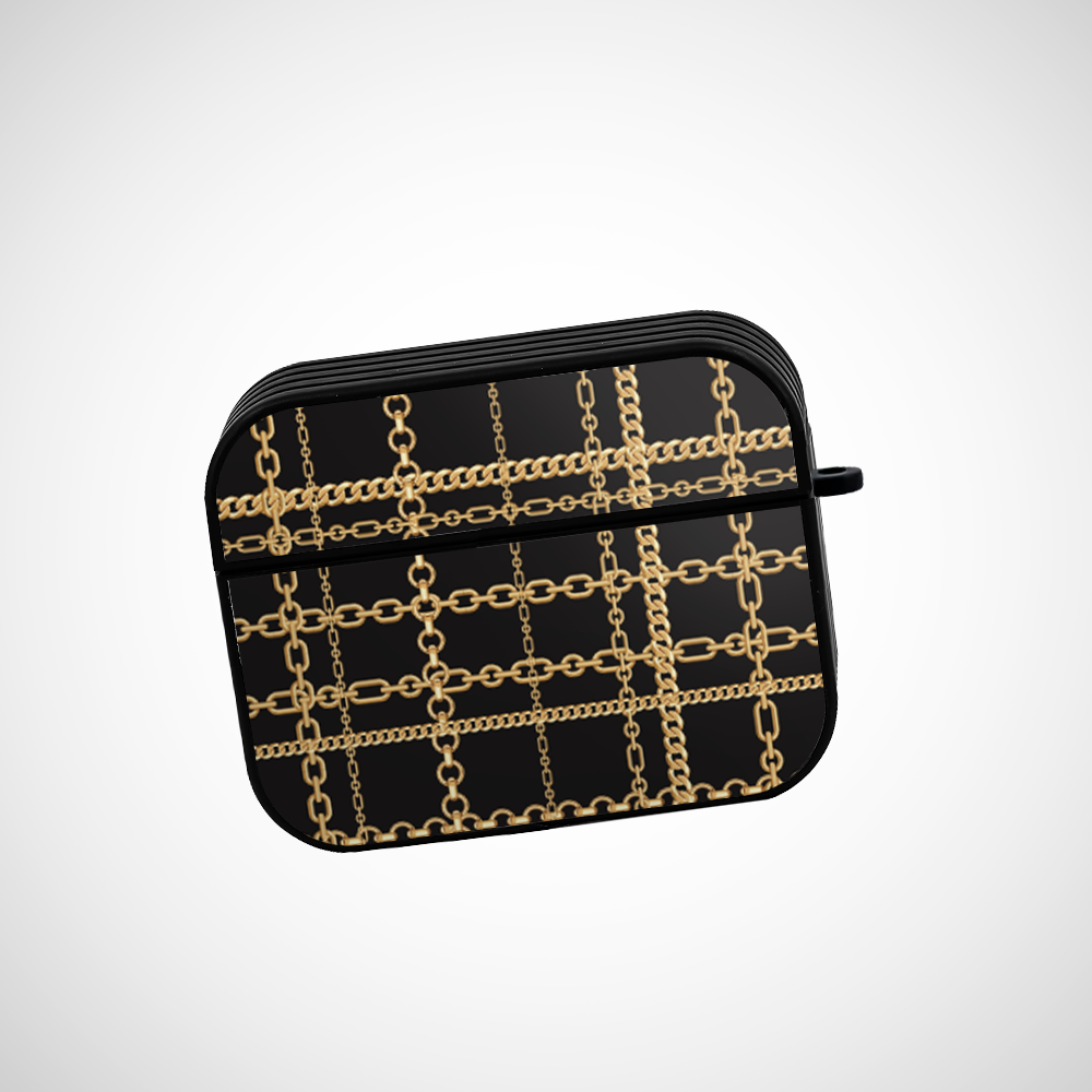 Cover It Up Gold links Glass Airpods Pro Case Covers