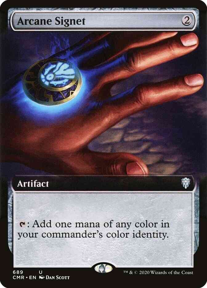 Arcane signet 689 – Magic Arcane Signet [689] [Extended Art] [Commander Legends] [Non-Foil]