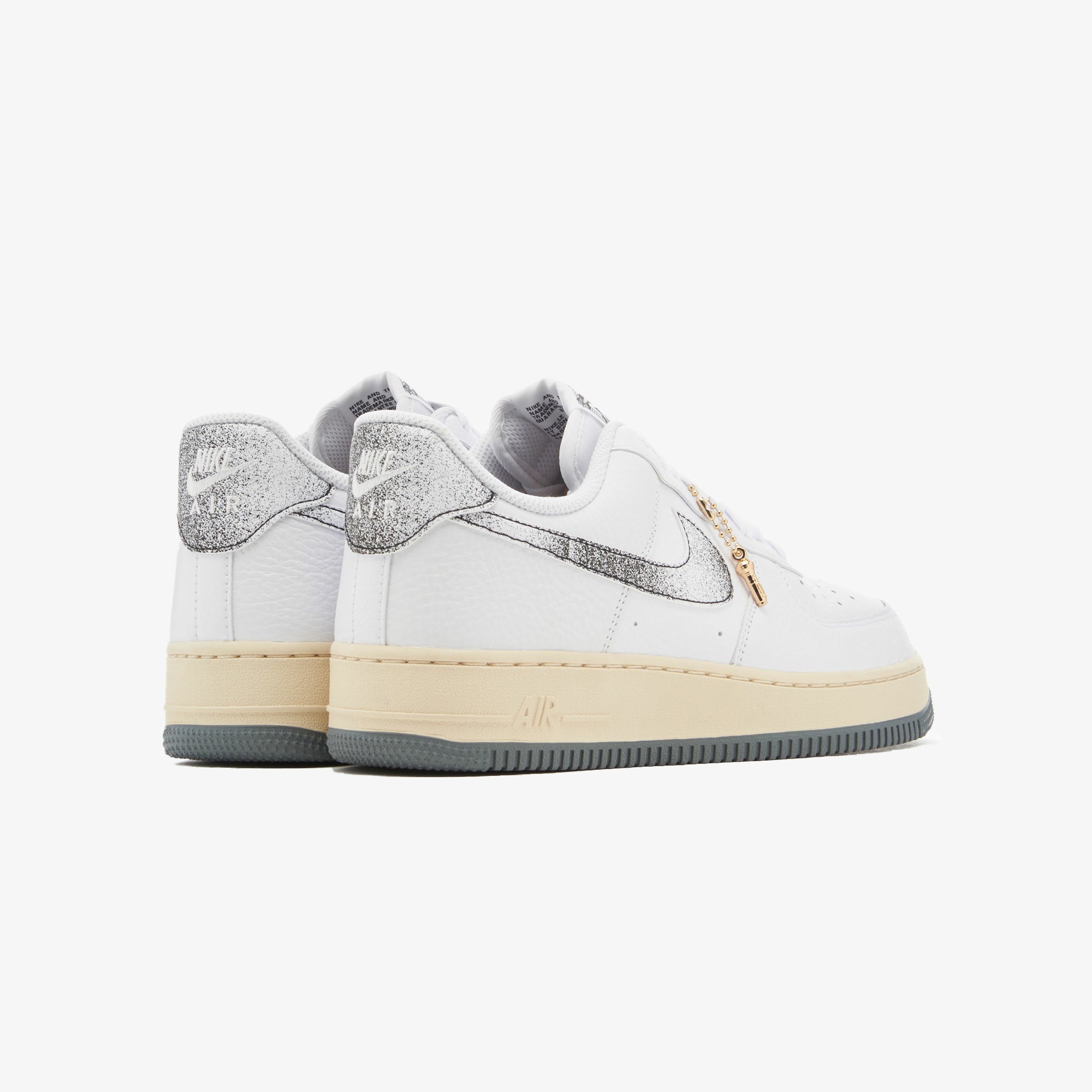 Nike | AIR FORCE 1 '07 LX { WHITE/SMOKE GREY-BEACH-WHITE - view 2