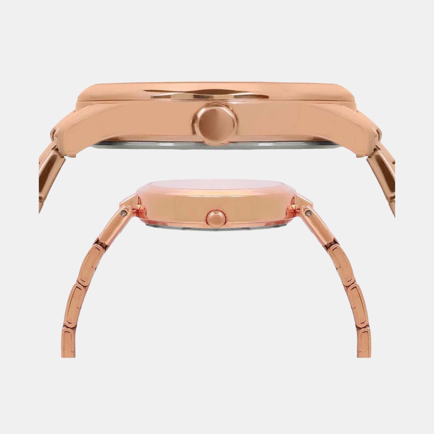 Timex Empera Couple Quartz Rose Gold Dial Multi-Function Stainless Steel Watch TW00PR266 - view 4