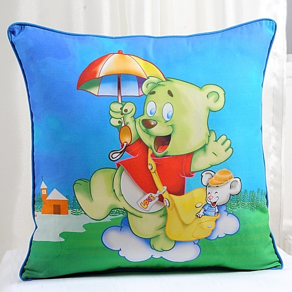 Swayam India Dancing Teddy Kids Cushion Covers- KCC-131 - view 3