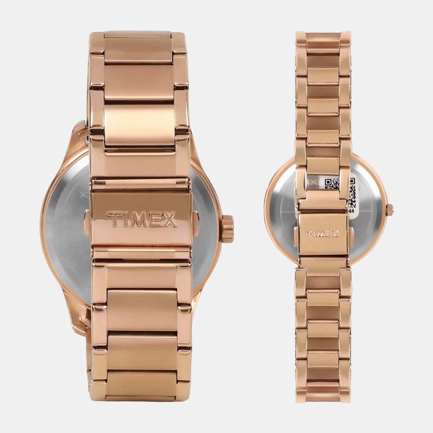 Timex Empera Couple Quartz Rose Gold Dial Multi-Function Stainless Steel Watch TW00PR266 - view 2
