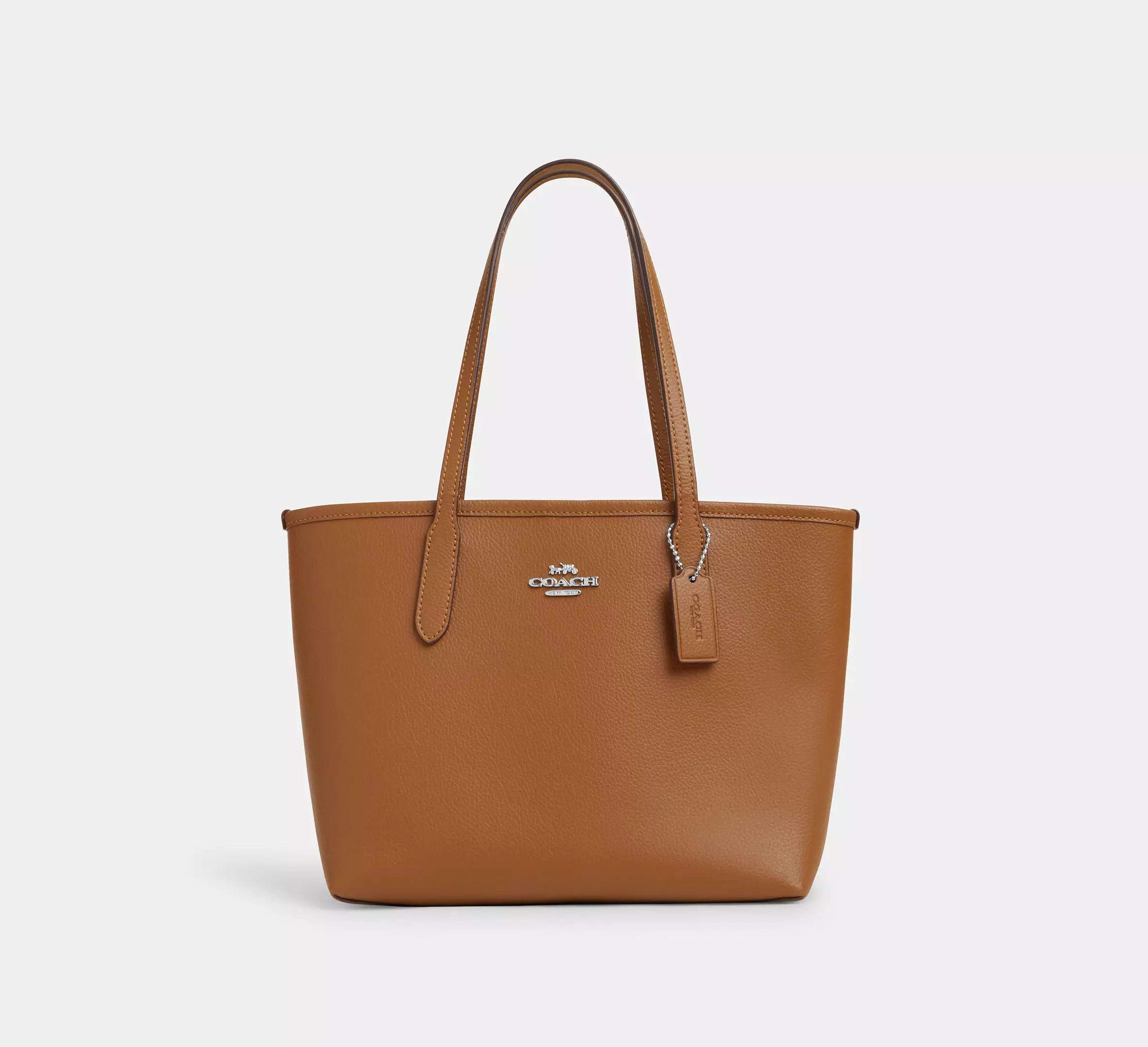 HYPE ELIXIR Coach Small City Tote Bag Light Saddle