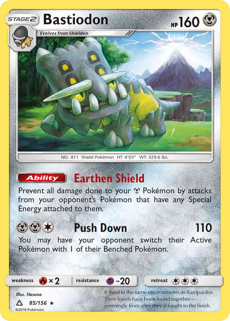 Rare holo sm5-85 – Pokémon Bastiodon - 85/156 - Rare Holo [sm5-85] [Holo]