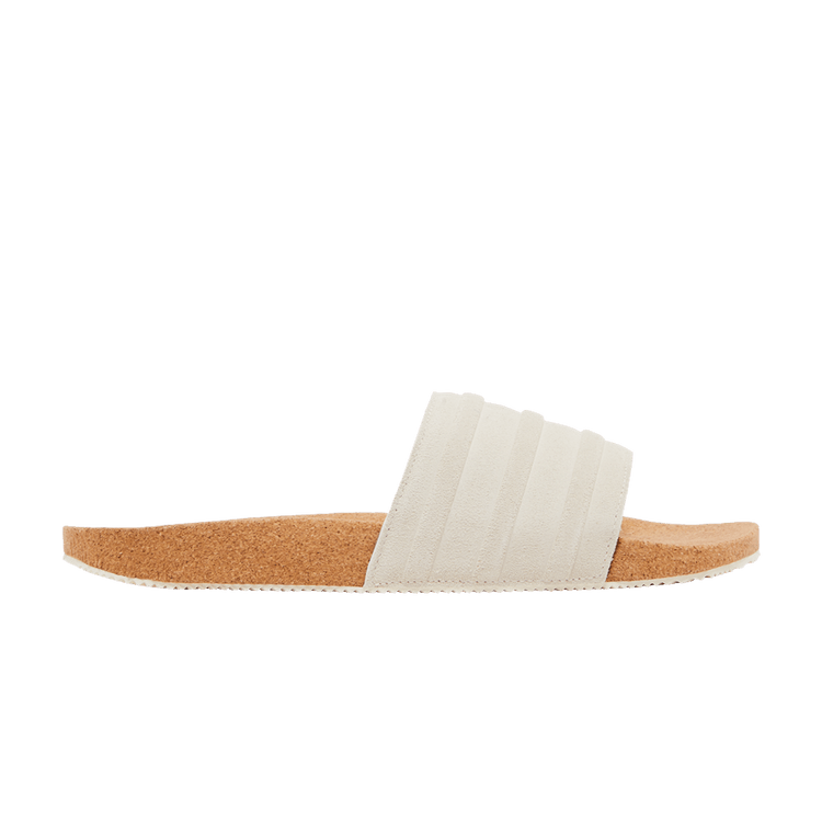 adidas adilette Premium Slides Wonder White Cork