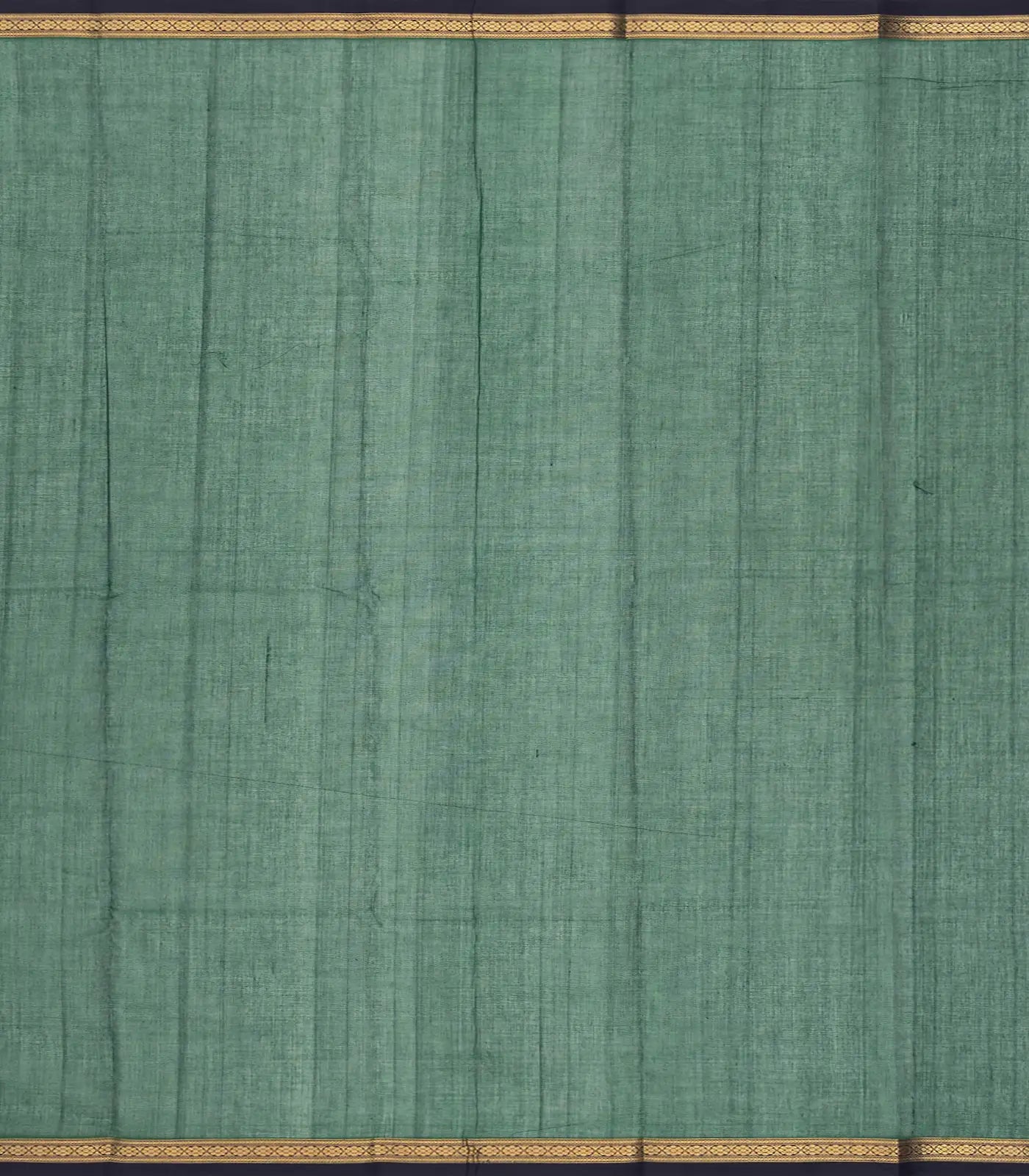 RmKV Bottle Green Handloom Kanchi Cotton Saree With Diamond Buttas - view 4