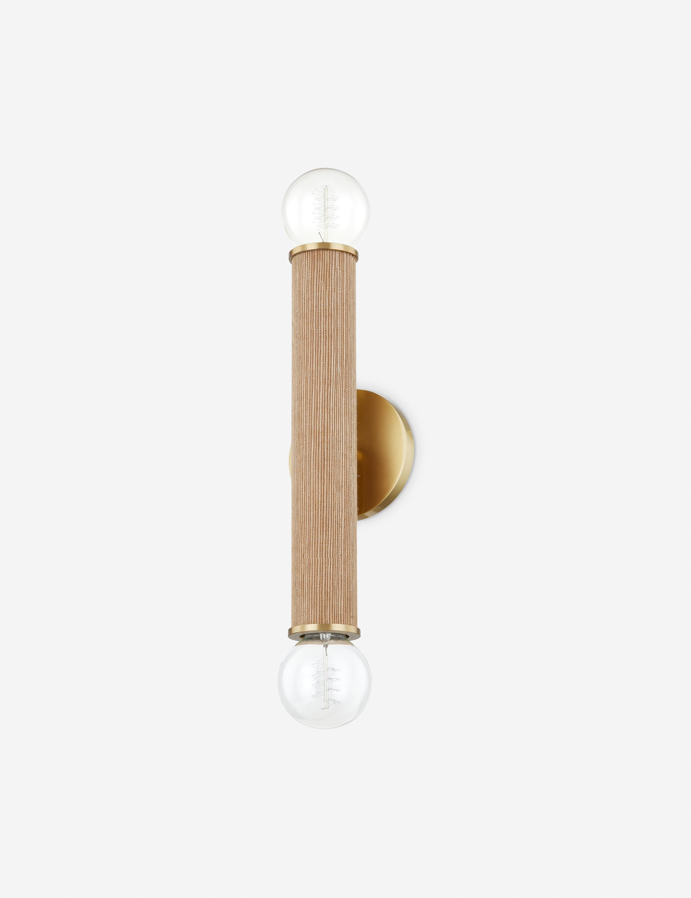 Lulu and Georgia Lettie Double Sconce – Natural