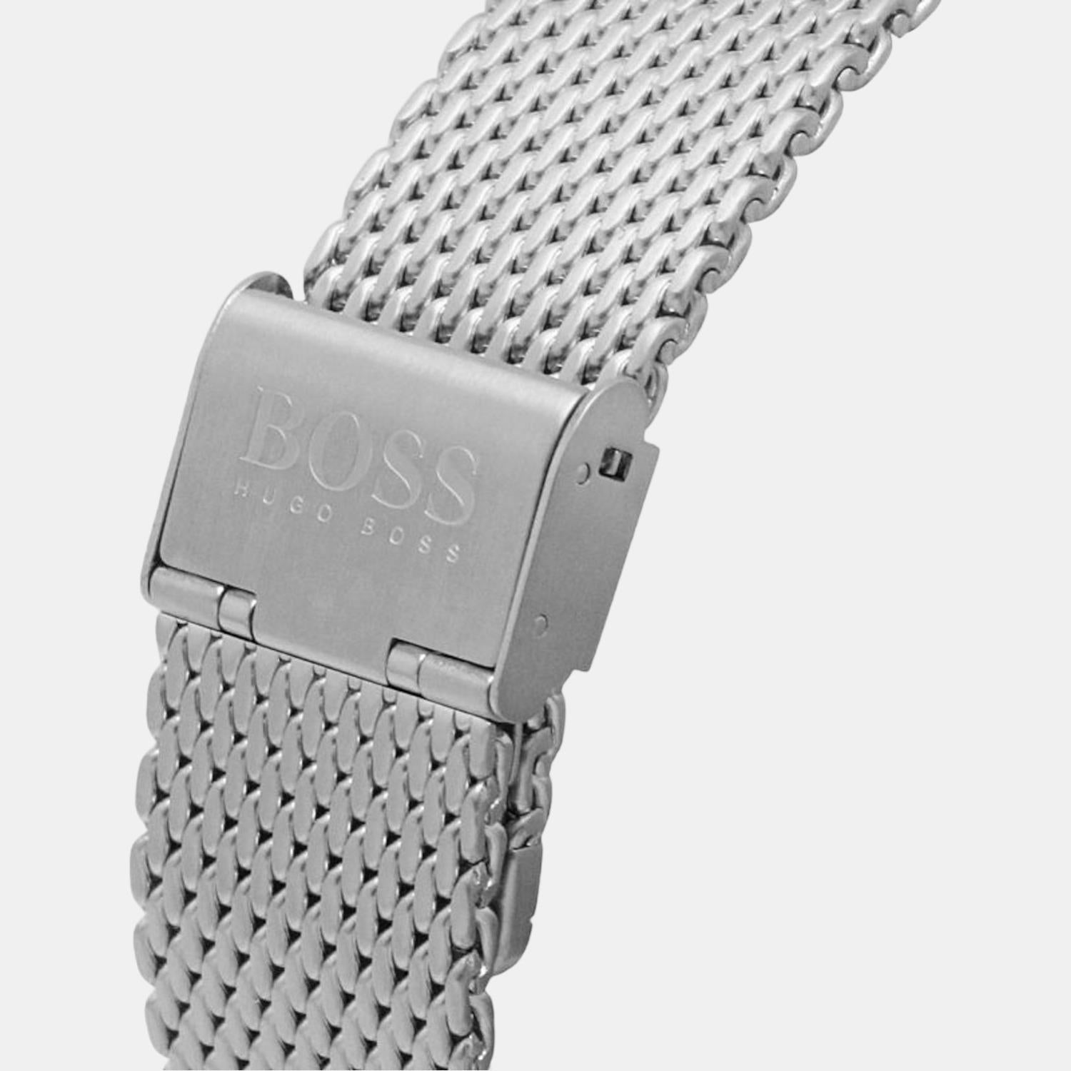 Boss Admiral Men Quartz Black Dial Analog Stainless Steel Watch 1513904 - view 4