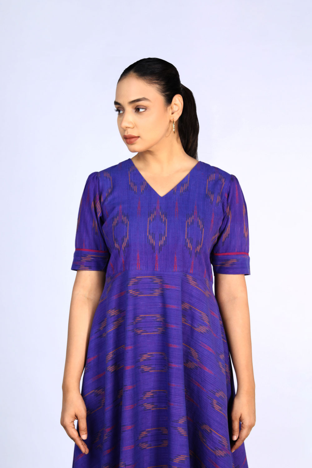 Kalanjali Ethnics Cotton Pochampally Ikat dress - view 8