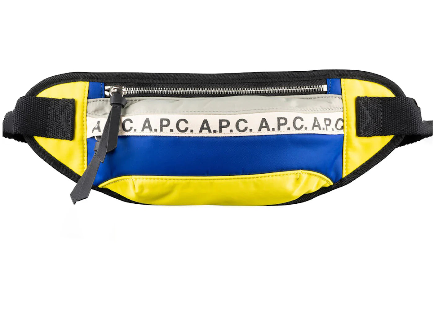 P c banane – A.P.C. Banane Repeat Waist Bag Blue/Yellow