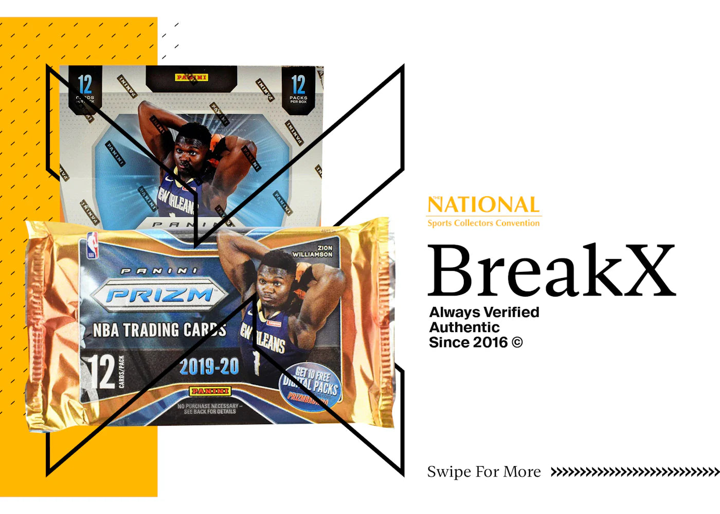 2019-20 Panini Prizm Basketball Hobby Pack Playoffs: The National 2021 BreakX (1 Pack Guaranteed) July 31st